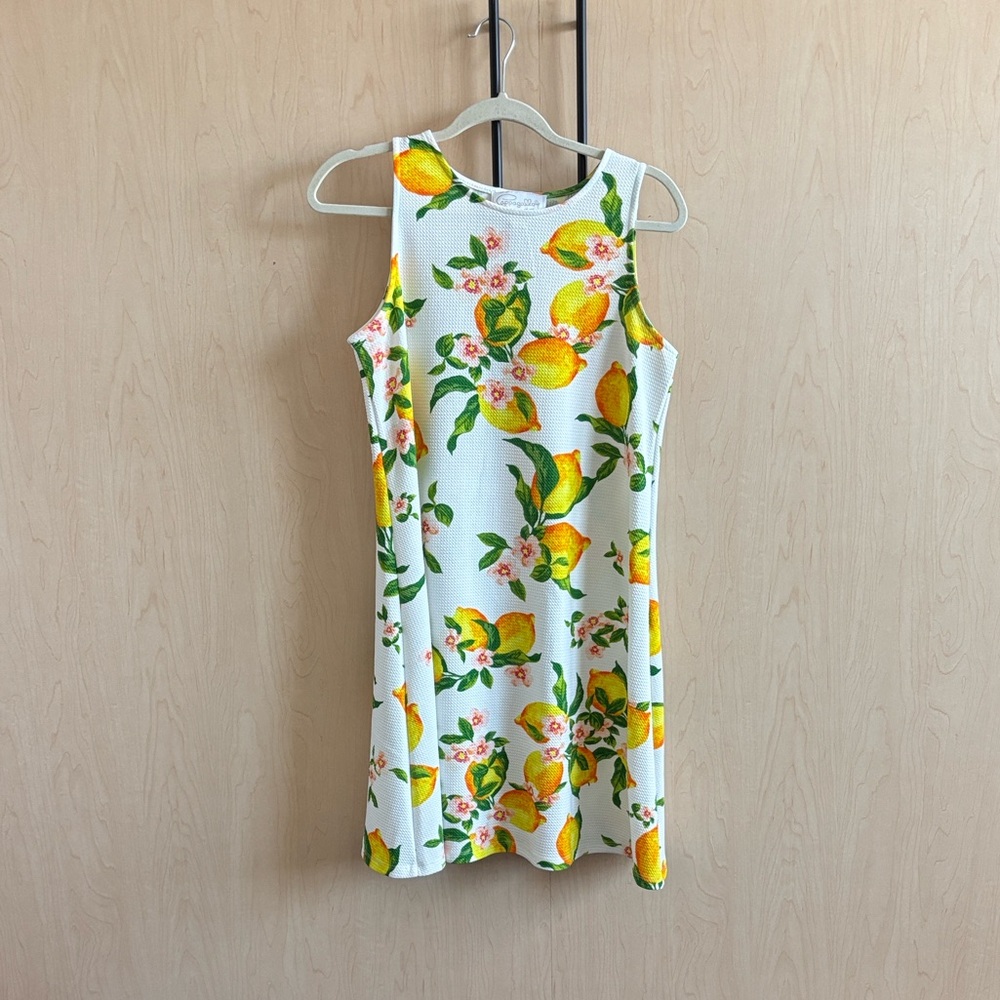 Cappagallo Citrus Floral Shift Dress